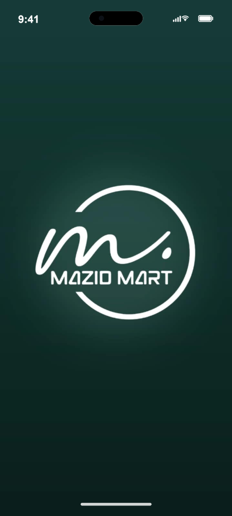 Mazid Mart iOS App Screen